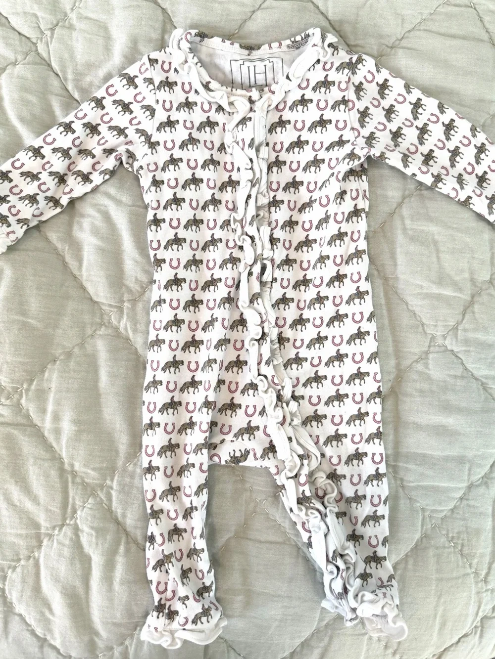 Lila and Hayes Derby pjs